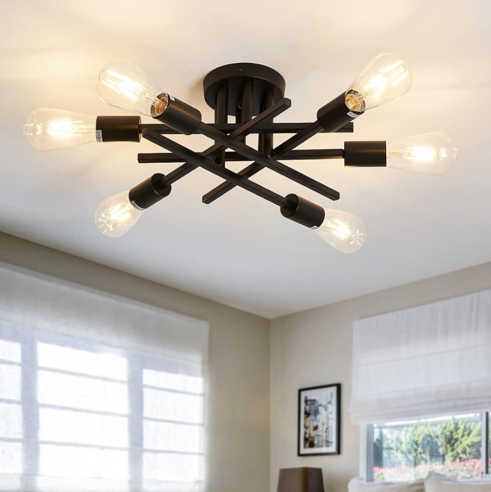 💡6 Light Semi Flush Mount Ceiling